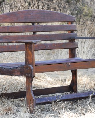 Garden Bench - Sunset