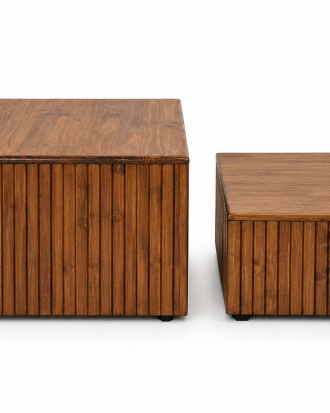 Slatted Timber Display & Event Cubes