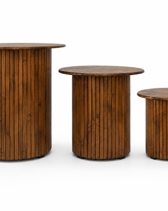 Slatted Timber Display & Event Pedestals